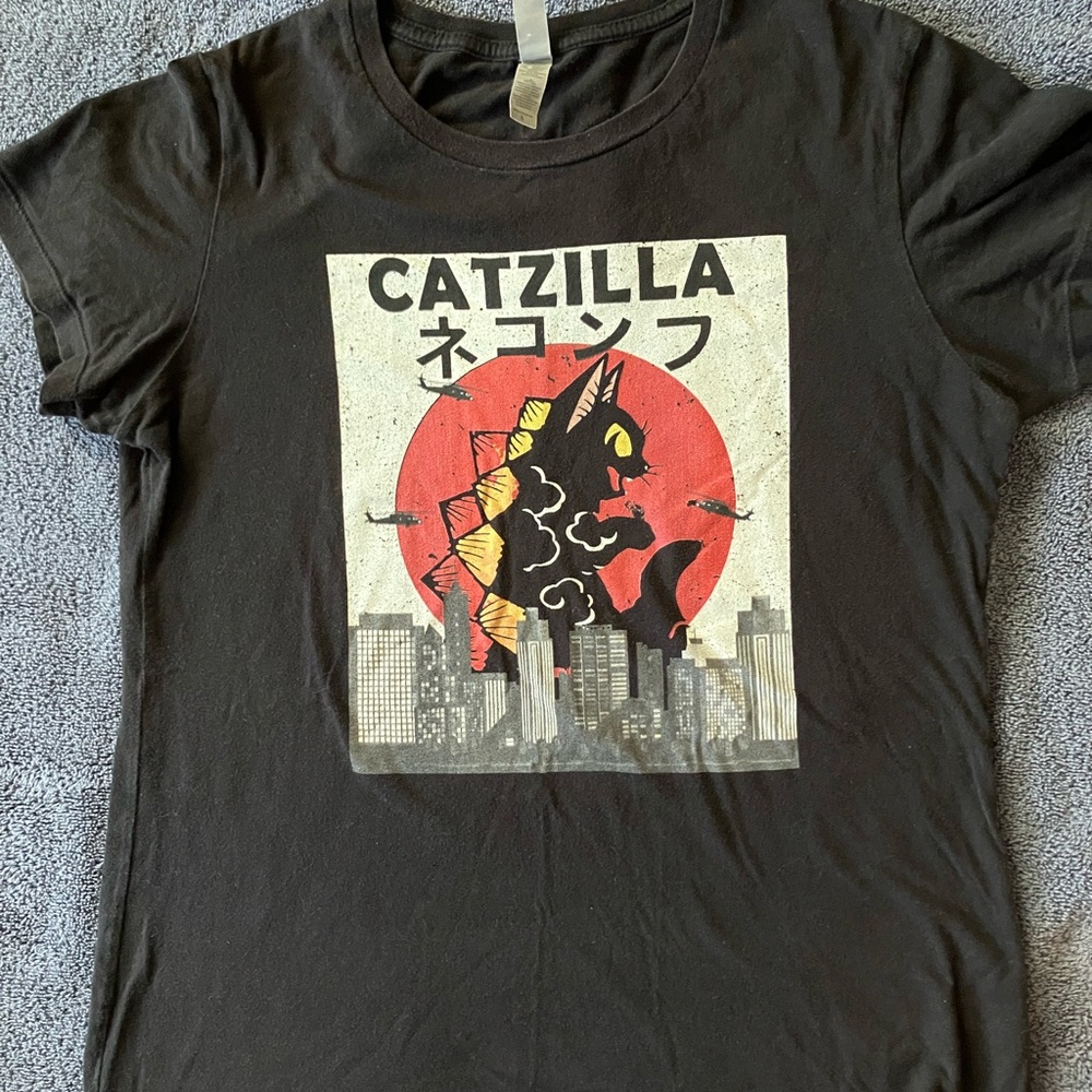 Catzilla Black T-Shirt